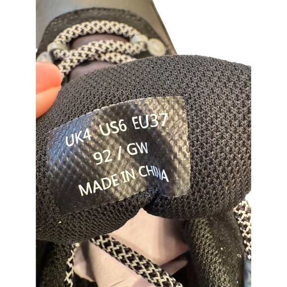 Hunter Explorer Leather Size 6 EU 37 Sneaker Black Lace Up NWOB Boots $138 - Picture 6 of 12